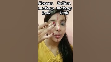 Korean / Indian makeup look.#shorts #youtubeshorts #viral #tutorial #trending #youtube #ytshorts #yt