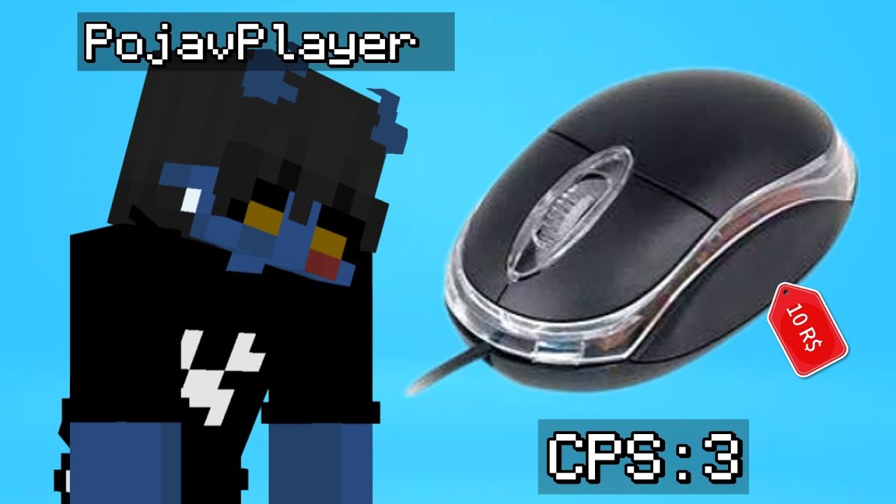 Joguei BedWars com MOUSE de 10 REAIS e olha no que deu...