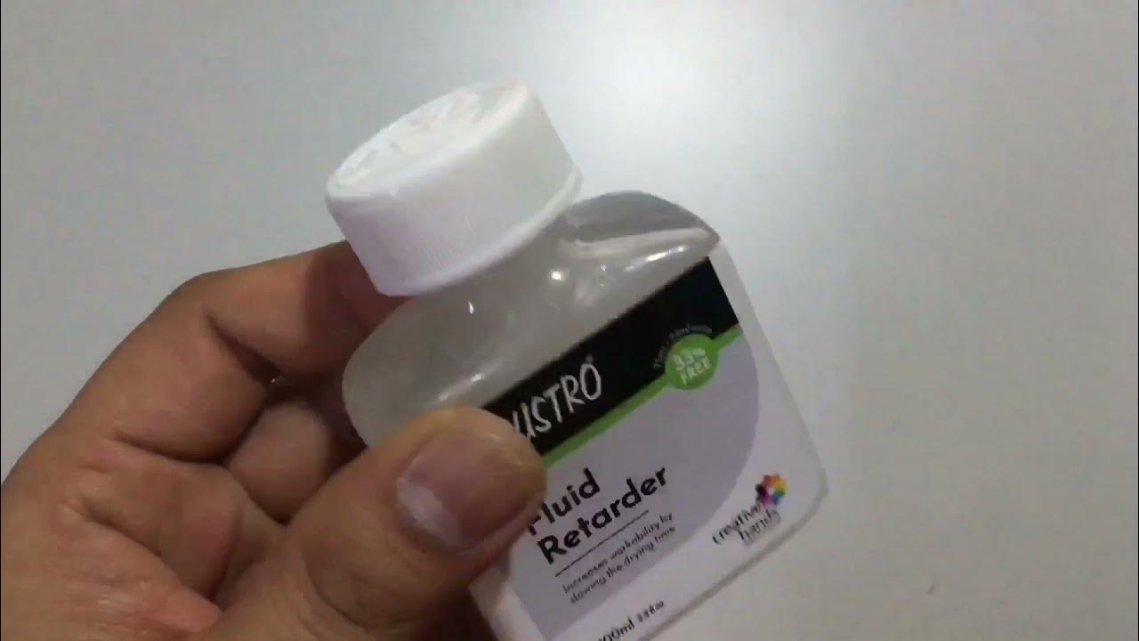 Fluid Retarder for Acrylic paint. Acrylic medium, slow drying medium