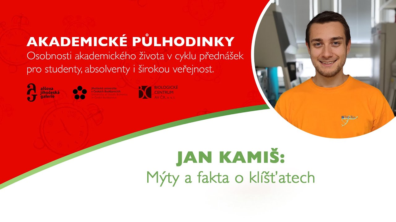 Jan Kamiš: Mýty a fakta o klíšťatech | Akademické půlhodinky 2025
