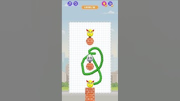 Draw To Smash Logic Puzzle Gameplay Video Level 31 #youtubeshorts #smashstick #gaming #logicpuzzle