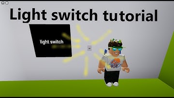 How to make a light switch in Obby Creator