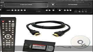 Magnavox VHS to DVD Recorder VCR Combo w/ Remote, HDMI (Renewed)