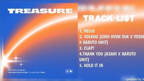 [FULL ALBUM]TREASURE(트레저)- THE S E C O N D  S T E P: C H A P T E R TWO