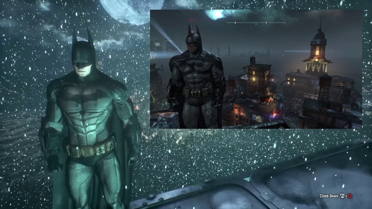 Return To Arkham VS. Batman Arkham Knight: Graphics Comparison - YouTube