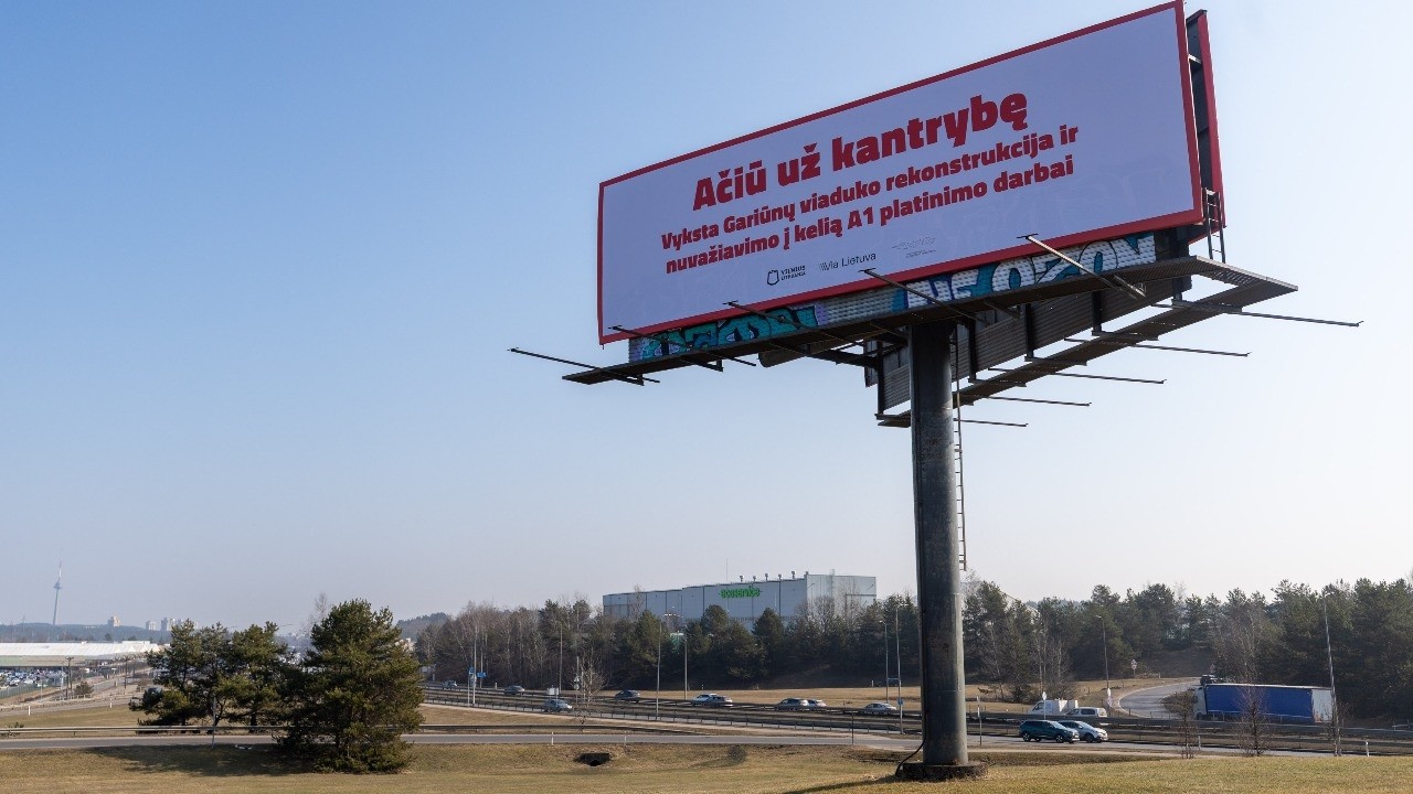 Važiuojant į sostinę kviečia prisisemti kantrybės prie Gariūnų viaduko