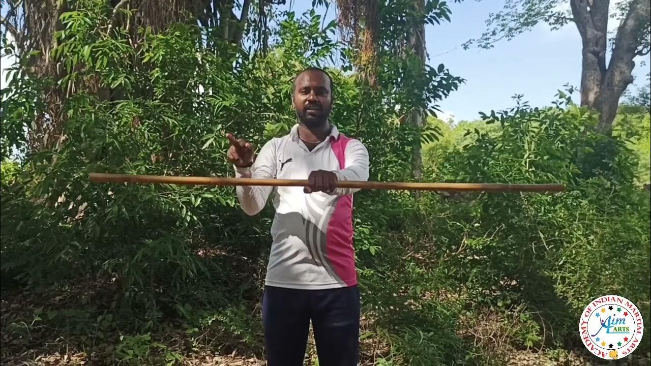 How To Rotate Center Rotation Middle Stick Rotation Silambam Basics how-to-rotate-center-rotation-middle-stick-rotation-silambam-basics