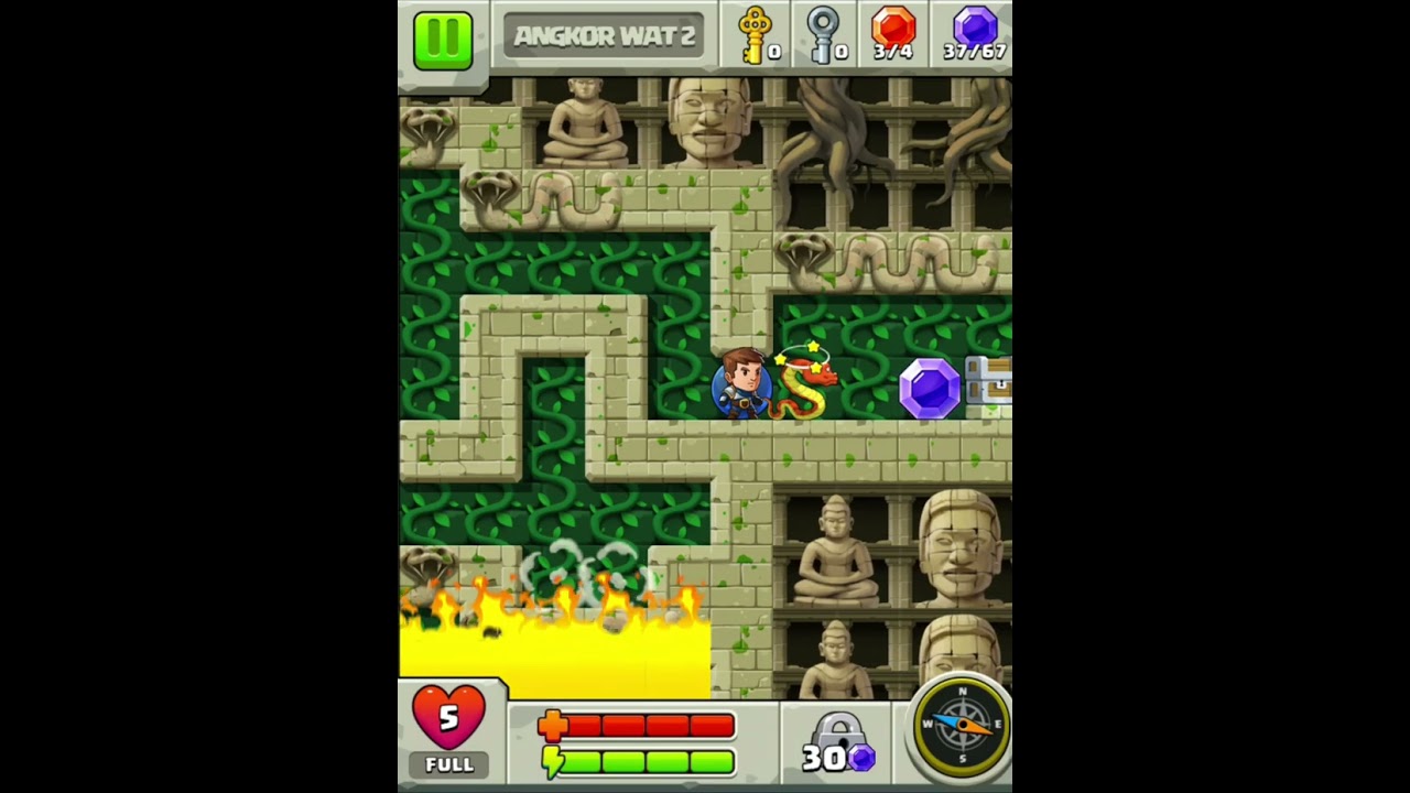Diamond Quest 2: Lost Temple - Angkor Wat 2 - stage 7