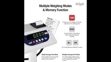 India’s First Weight Printing Platform Weighing Scale | iScale Weight Slip Printing Demo & Setup