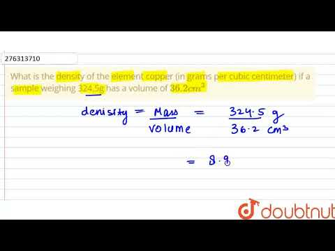 Video: Wat is de dichtheid van aluminium in gram per kubieke centimeter?