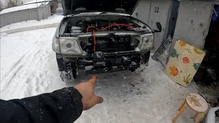 Лебёдка своими руками в TOYOTA PRADO🔥