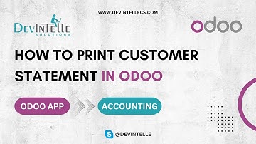 How to print Customer statement in odoo (Accounting - Customer aging )