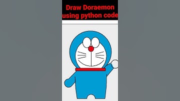 #How to #draw #Doraemon using python | Doraemon #using #Python | #tutorial #python #project| #shorts