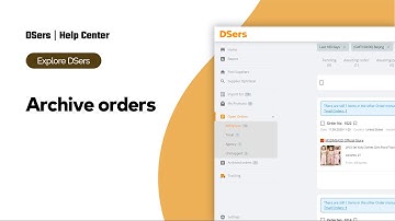 Explore DSers - Archive orders - DSers