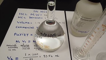 How to prepare 1N Hydrochloric acid (HCl)?