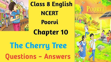 Class 8 English NCERT | Poorvi | Chapter 10 | The Cherry Tree | Questions Answers | New Book 2025