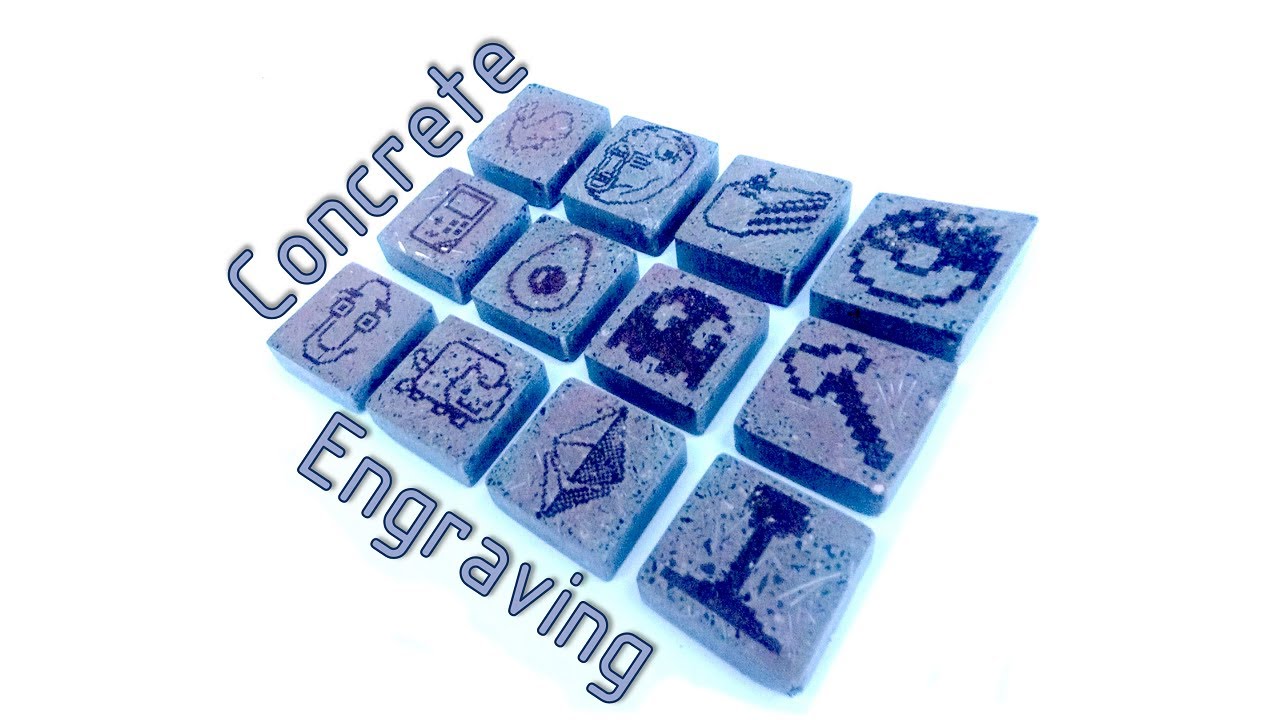 Concrete Laser Engraving YouTube