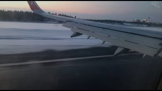 Turkiye, Istanbul Travelling To Sweden In Turkish Airline | Landing At Arlanda Airport