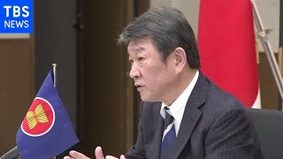茂木外相 中国念頭に日本のＡＳＥＡＮ向けコロナ対策支援強調