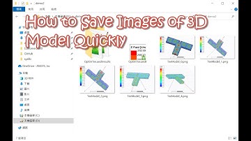 How to Save Images of 3D Model Quickly