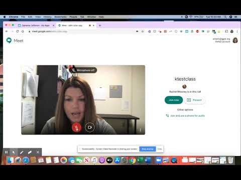 How to join a google meet with a nickname - YouTube