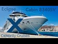 Celebrity Eclipse Cabin Reviews - Cabin 8340SV (Sunset Veranda SV) - Deck-8 Celebrity Eclipse Cabin Reviews - Cabin 8340SV (Sunset Veranda SV) - Deck-8