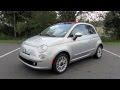 2012 Fiat 500C Lounge Start Up, Exhaust, and In Depth Tour