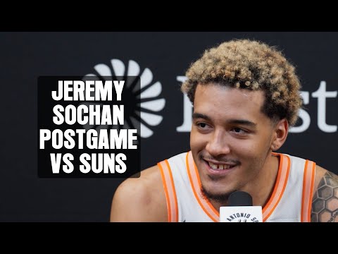 Jeremy Sochan Postgame Press Conference vs Phoenix Suns | 3.25.2024