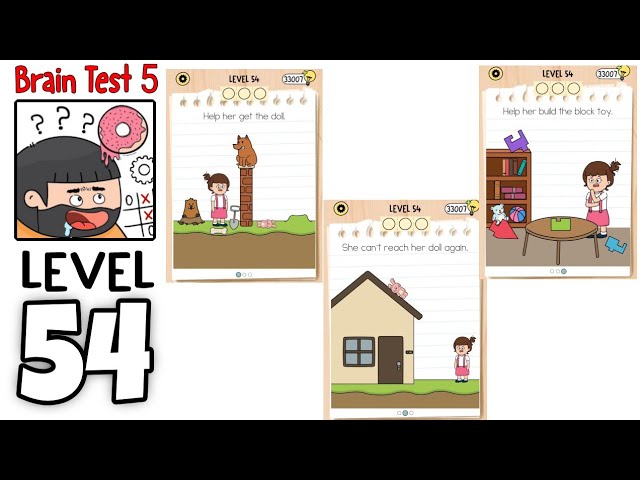 Brain Test 5: Level 54 || Solution - YouTube