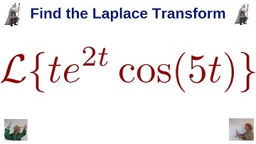Laplace Transform of t*e^(2t)*cos(5t) with First Translation Theorem and Derivatives of Transforms