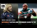 Rugby coaching how smart defensive tactics technique and work rate can lead to tries