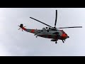 Sea King Rettungshubschrauber Luftwaffe + Fuhrpark Feuerwache Bodø