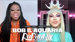 Bob The Drag Queen & Aquaria | Purse First Impressions | RPDRUK S2E1