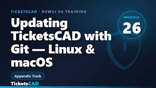 Updating TicketsCAD with Git on Linux & macOS (Terminal) | TicketsCAD Admin Appendix B