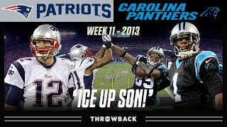 Super Cam \& Brady Face Off in MNF Classic! (Patriots vs. Panthers 2013, Week 11)