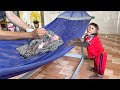 Mom uses a special way to care for sick little monkey tiki