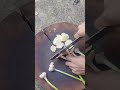 Garlic 🧄 Cutting Skills . Chinese skills . #chineseskills