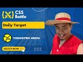 CSS Battle - Daily Target 23 December 2025