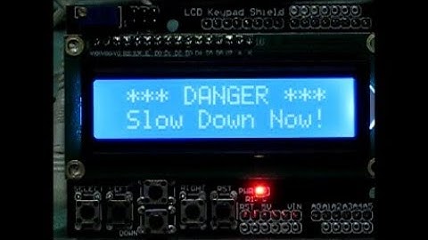 Building an Arduino based Speedometor for your Model RR