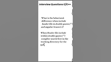 Behavioral Defferent between double quotes ("")  and angular braces #c #programming