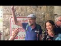 Italians sing antifascist anthem bella ciao at israeli military checkpoint in hebron west bank