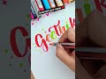Satisfying Brush Calligraphy Doms Brush lettering Beautiful Handwriting #shortsvideos