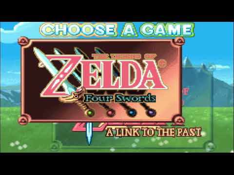 The Legend of Zelda: A Link to the Past (GBA) With Four Swords Palace Longplay (No Commentary)