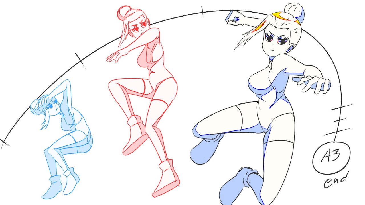 How to Animate Keyframes (Genga) - FREE ANIMATION CLASS - YouTube
