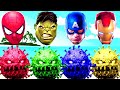 Wrong heads top superheroes hulk  spiderman team   wronghead superheroes hulk