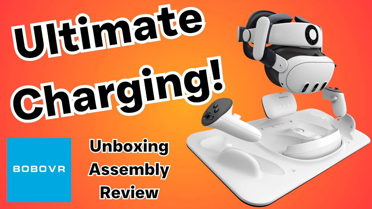 Bobovr D3 Charging Dock for Meta Quest 3 - Charge It All