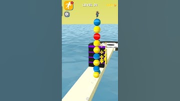 Stack Rider Gameplay Walkthrough Level 34 #shorts #gameplay #gaming