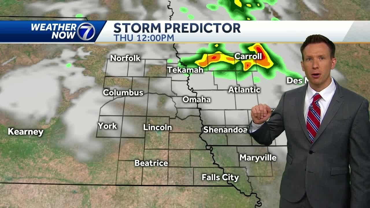 Some rain Thursday morning, more storm chances ahead - YouTube