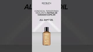 Conoce el poder de All Soft con aceite de argán natural, para un cabello 15 veces más suave.
