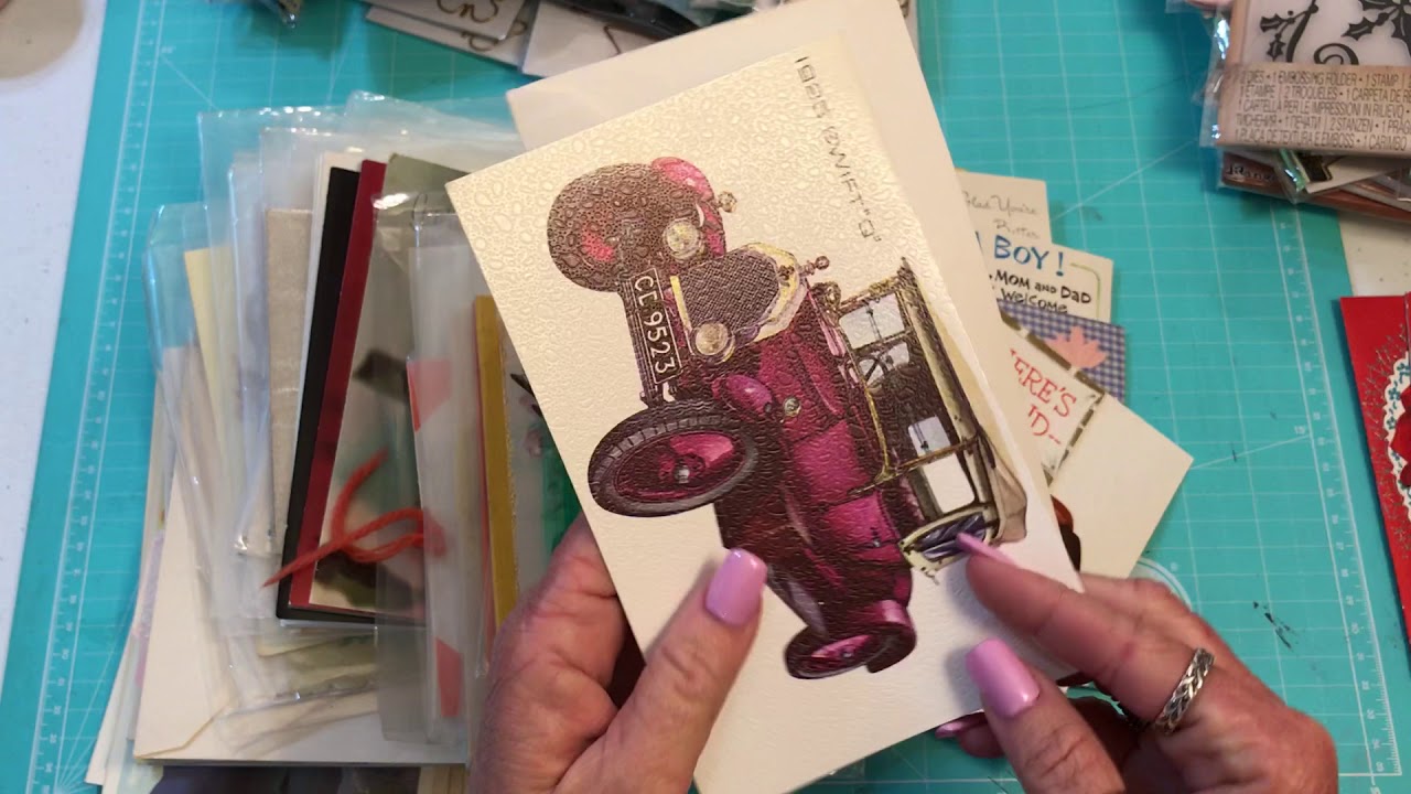 Junk Journal Supply Haul Hobby Lobby and Vintage Greeting Cards